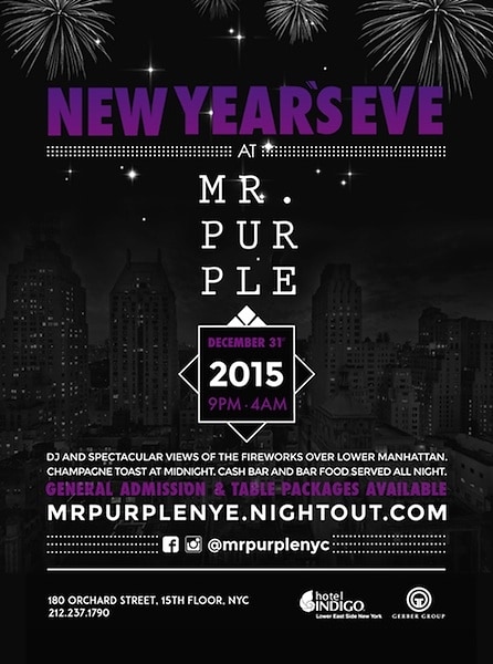 NYE at Mr. Purple