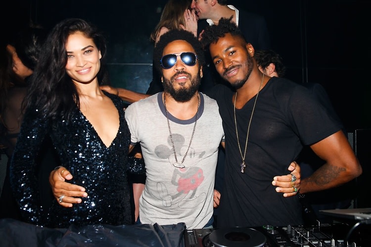 Shanina Shaik, Lenny Kravitz, DJ Ruckus