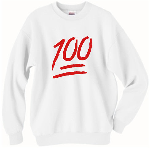 100 Emoji Sweatshirt