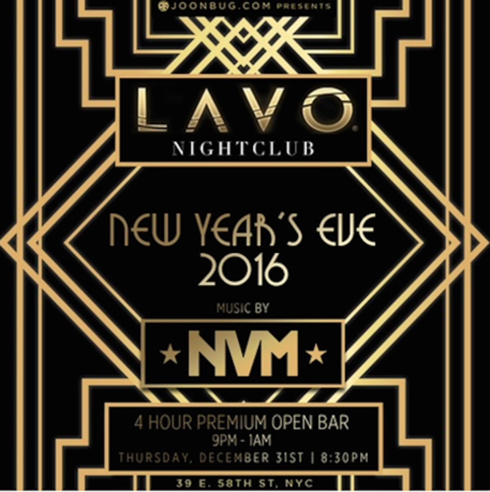 NYE at Lavo