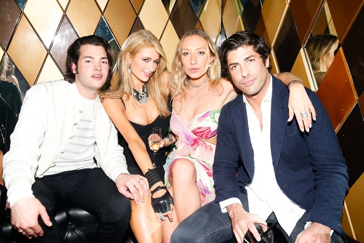 Peter Brant Jr.Paris HiltonGaia MatisseBrandon Davis