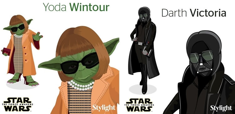 May The Fashion Force Be With You: Style Icons Go Star Wars