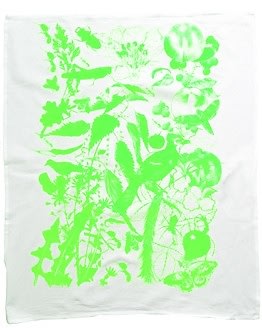 Hand Printed Tea Towel by Lucky Fish