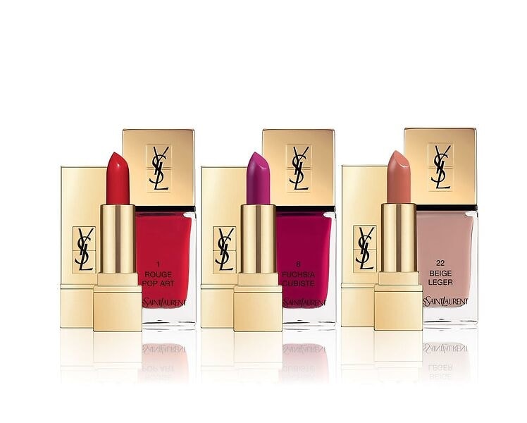YSL lipsticks and polishes set