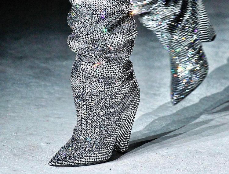 The Saint Laurent Glitter Boots EVERYONE Is Talking About
