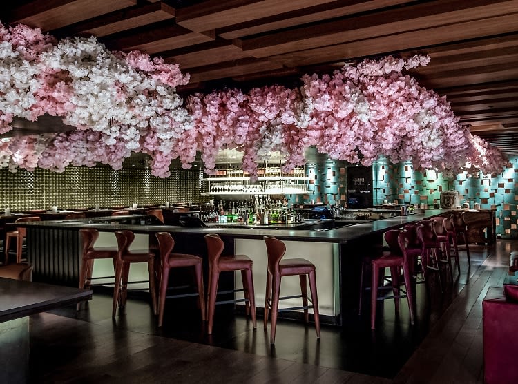 Sip Sakura Cocktails At This NYC Restaurant Covered In Cherry Blossoms