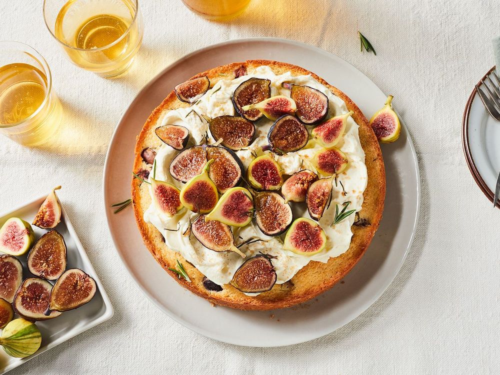 This Ricotta-Rosemary Cake With Figs Is The Dreamiest Fall Dessert