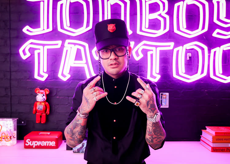 What Its Like to Get Inked by Celebrity Tattoo Artist JonBoy  Vogue