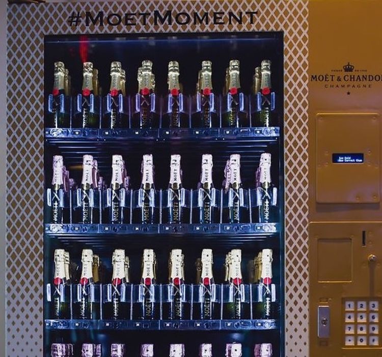 Moët & Chandon Champagne Vending Machine Has Arrived in New York