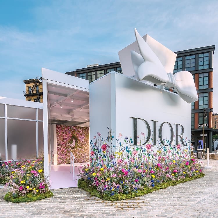 Discover the Miss Dior Millefiori Garden Pop-up in the Heart of