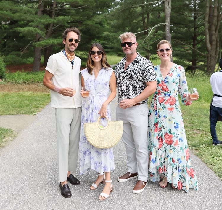 Inside The Dreamy Garden Party Scene At The Glass House Summer Party