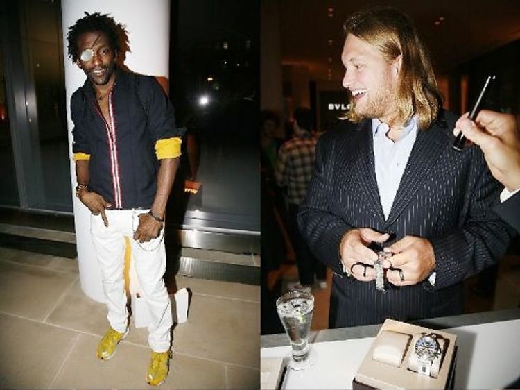 Nick Mangold And Michael Olajide Score BVLGARI