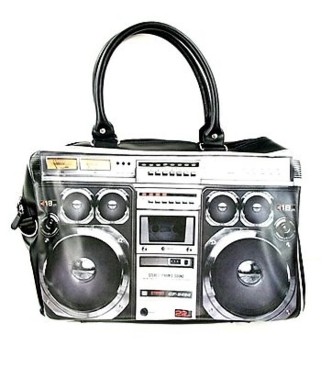 "The Best Guests Come Bearing Gifts..." The Boombox Purse