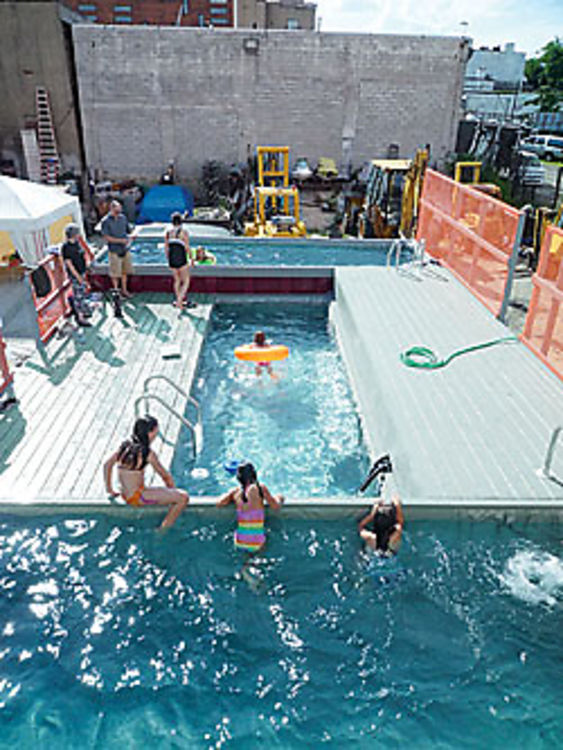 pool swimming scene dumpster summer container york roundup nymag manhattan shipping 2009 institution become because homes care calcium deposits cleaning