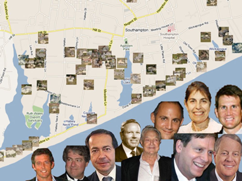 The Wall Streeter's Guide Find Out Who Lives Where In The Hamptons!