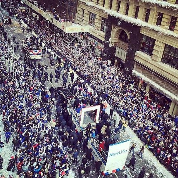 New York celebrates Super Bowl win with parade