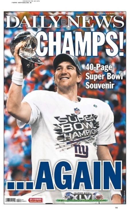 Giants' website says Giants won Super Bowl (Picture)