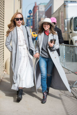 aimee song in New York Fashion Week Street Style: Day 2
