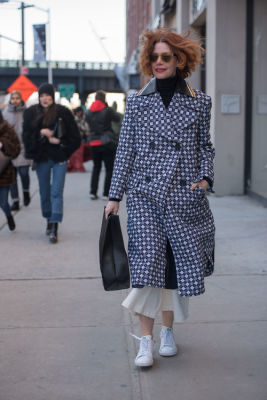 jessica joffe in New York Fashion Week Street Style: Day 3