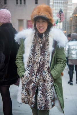 eva chen in New York Fashion Week Street Style: Day 3