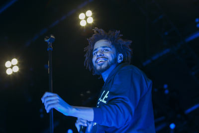 j cole in Shaun White's AIR + STYLE Los Angeles Festival