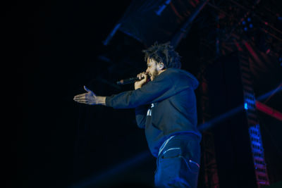 j cole in Shaun White's AIR + STYLE Los Angeles Festival