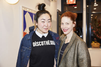 aya kanai in Cocktails at Clare V. Cobble Hill Store