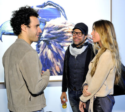 brandon ralph in Eagle Hunters exhibition opening at Joseph Gross Gallery
