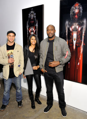jay rogriguez in Art LeadHERS Exhibition Opening at Joseph Gross Gallery