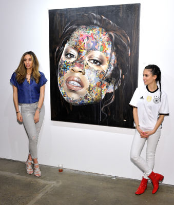 erkia fuertes in Art LeadHERS Exhibition Opening at Joseph Gross Gallery