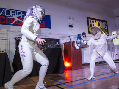 Fencing In The Schools “Turn The Light On Gala” Hosted by Tim Gunn and Tim Morehouse 
