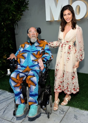 chuck close in MoMA Party in the Garden 2016