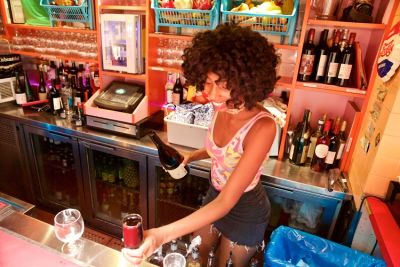 rakim ambeau in The Hottest Waitresses In NYC All Work At One Place