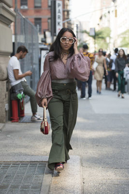 sarah brody in Fashion Week Street Style: Day 1