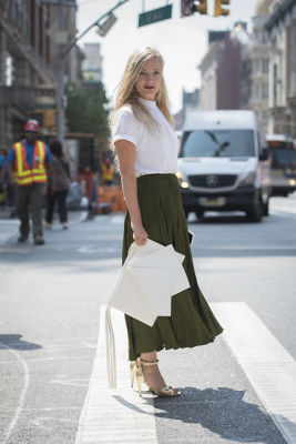 kate foley in Fashion Week Street Style: Day 1