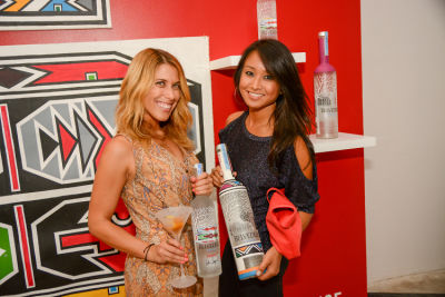dianne quirante in Belvedere Celebrates (RED) and Partnership with South African Artist, Esther Mahlangu at Ace Gallery in Los Angeles [Cocktail Reception]