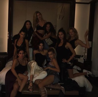 joan smalls in 15 Times Kendall Jenner Partied Without Her ID