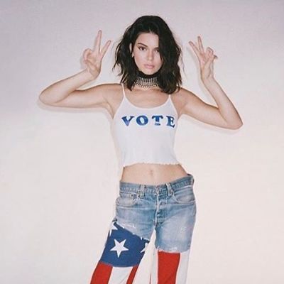 kendall jenner in Election 2016: Who Are Your Favorite Celebrities Voting For?