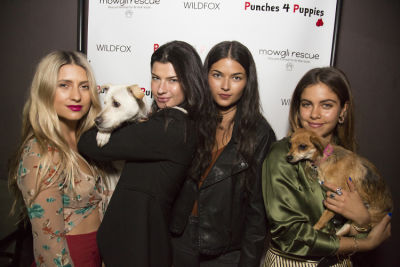 natasha eliza in Punches for Puppies: Mowgli Rescue's Fundraiser Event