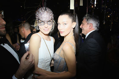 bella hadid in Kendall Jenner & Bella Hadid Party At Dior's Extravagant Masked Ball