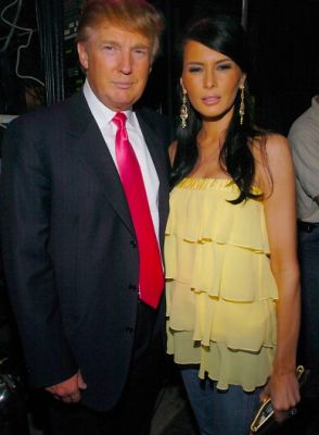 donald trump in A Look Back At Melania's Most Squinty Looks
