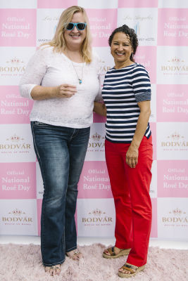 joy kennelly in National Rosé Day with BODVÁR