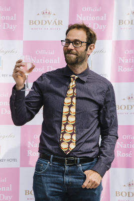 micah baskir in National Rosé Day with BODVÁR