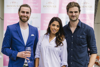 mike bradwell in National Rosé Day with BODVÁR