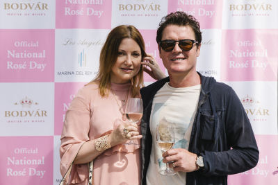 carly drake in National Rosé Day with BODVÁR