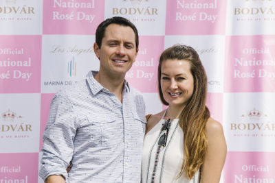 carly drake in National Rosé Day with BODVÁR