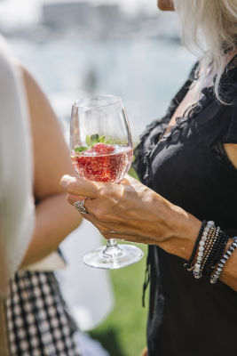 nora charles in National Rosé Day with BODVÁR