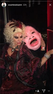 countess luann-de-lesseps in The Best Celebrity Costumes From Halloweekend 2017