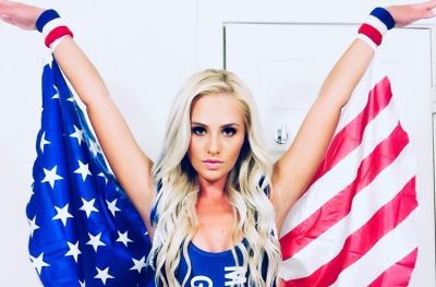 Tomi Lahren Dressed As A Beer Commercial For Halloween