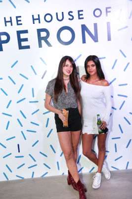 anna flora in House of Peroni LA Opening Night